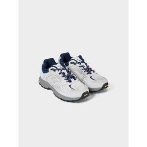 NEW LOW CLASSIC women's botany vibram sneakers in white and blue